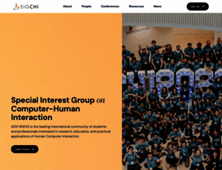 sigchi.org screenshot