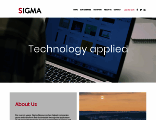 sigma-resources.com screenshot