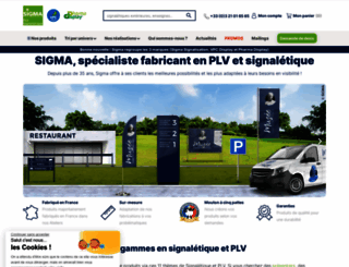 sigma-signalisation.com screenshot
