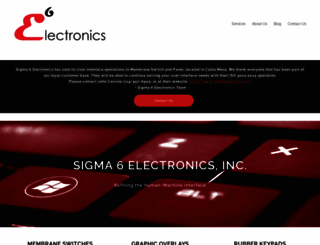 sigma6electronics.com screenshot