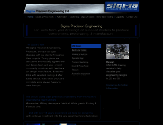 sigmaprecisionengineering.co.uk screenshot