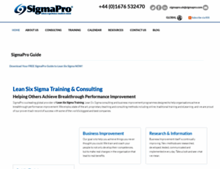 sigmapro.co.uk screenshot