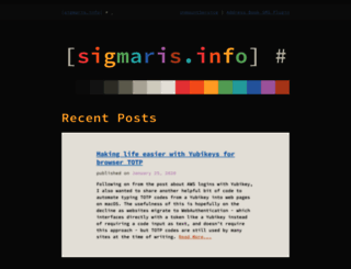 sigmaris.info screenshot