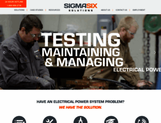 sigmasix.com screenshot