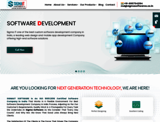 sigmasoftwares.in screenshot