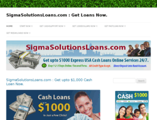sigmasolutionsloans.com screenshot