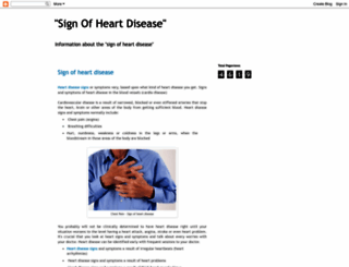 sign-heart-disease.blogspot.com screenshot