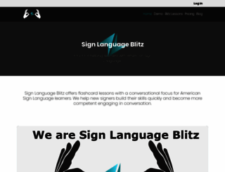 sign-language-blitz.com screenshot