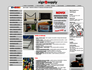 sign-supply.si screenshot