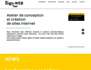 sign-web.fr screenshot