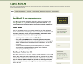 signalsaham.wordpress.com screenshot