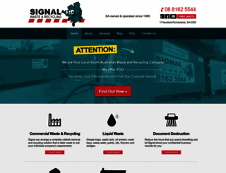 signalwaste.com.au screenshot