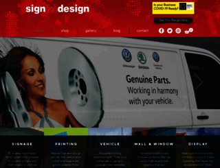 signanddesign.ie screenshot