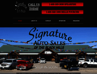 signature-auto-sales.com screenshot