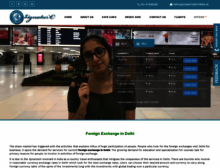 signatureforex.in screenshot