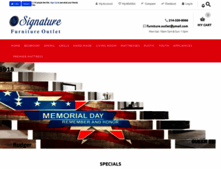 signaturefurnitureoutlet.com screenshot