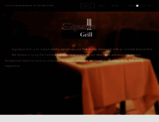 signaturegrilledmond.com screenshot