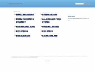 signaturemarket.com screenshot
