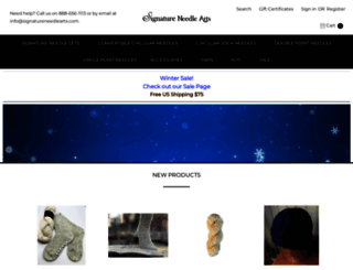 signatureneedlearts.com screenshot