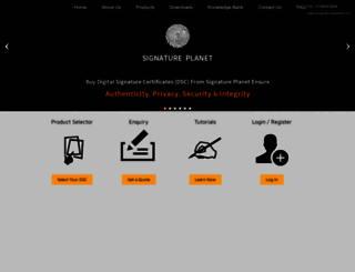signatureplanet.com screenshot