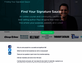 signaturesauce.com screenshot