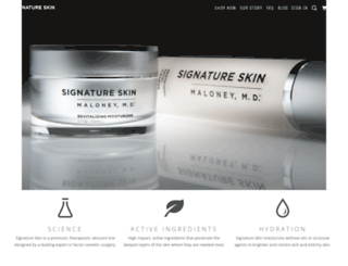 signatureskin.com screenshot