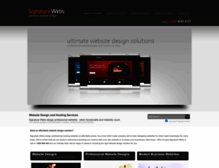 signaturewebs.com.au screenshot