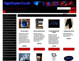 signbuyer.co.uk screenshot