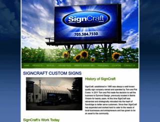 signcraftcanada.com screenshot