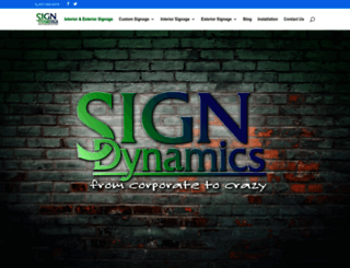 signdynamics.com screenshot
