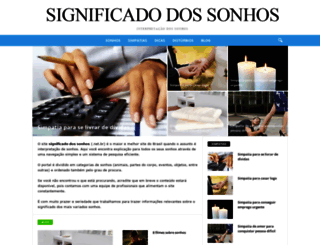 significadodossonhos.net.br screenshot