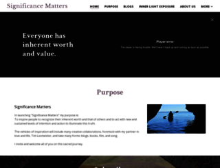 significancematters.org screenshot