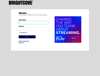 signin.brightcove.com screenshot