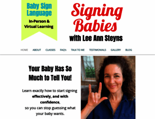 signingbabies.ca screenshot