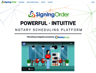 signingorder.com screenshot