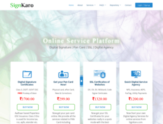 signkaro.com screenshot