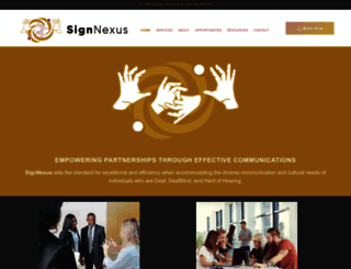 signlanguagenyc.com screenshot
