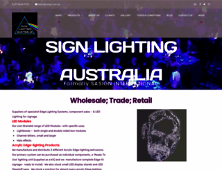 signlighting.com.au screenshot