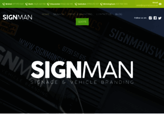 signmansw.co.uk screenshot