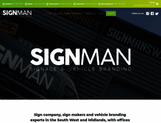 signmansw.co.uk screenshot