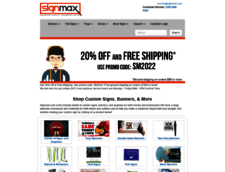 signmax.com screenshot