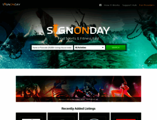 signonday.com.au screenshot