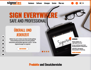 signotec.com screenshot
