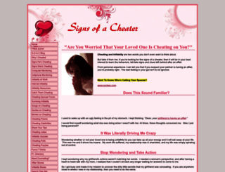 signs-of-a-cheater.com screenshot