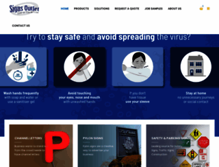 signsoutlet.com screenshot