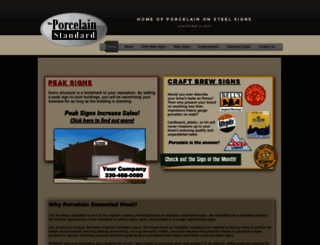 signsporcelain.com screenshot