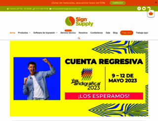 signsupply.com.co screenshot