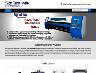 signtechindia.co.in screenshot