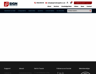 signtradesupplies.co.uk screenshot