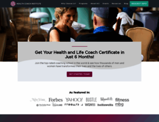 signup.healthcoachinstitute.com screenshot